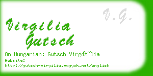virgilia gutsch business card